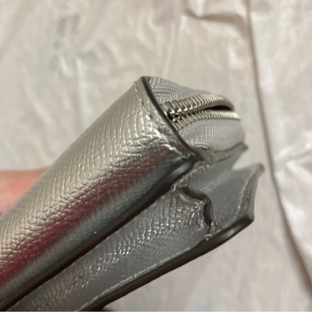 Michael Kors silver clutch bag